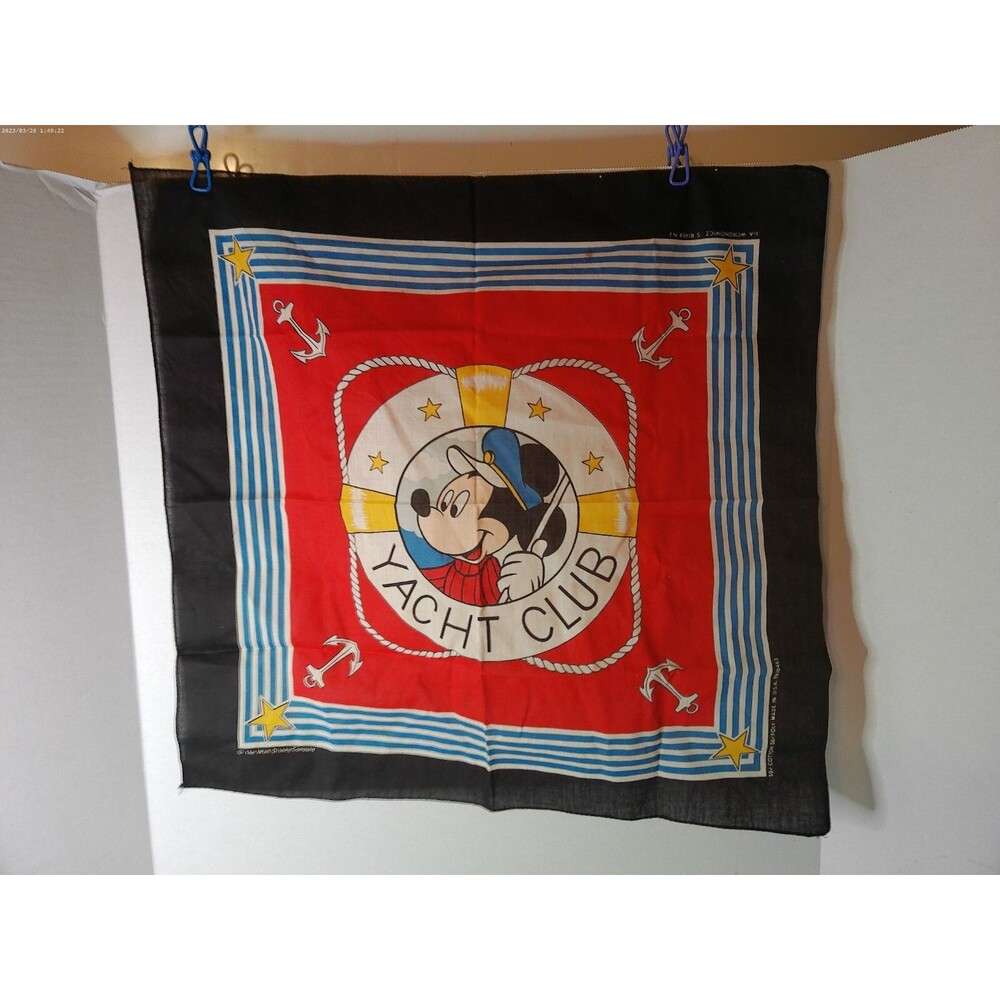 Vintage Mickey Mouse Handkerchief